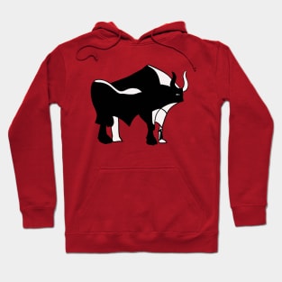 Bull Drawing Hoodie